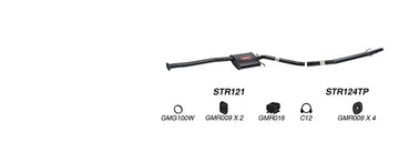 Redback 2.5" Exhaust for Holden Commodore Ute VT VU VY (01/1997 - 2004) - Brixton 4x4 - Buy Online Now!